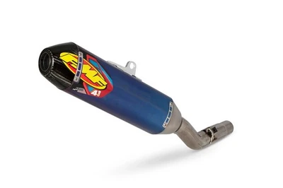 Fmf Racing 043365 Factory 4.1 RCT Slip-On - Blue Titanium Muffler - Carbon End C - Image 1 of 3