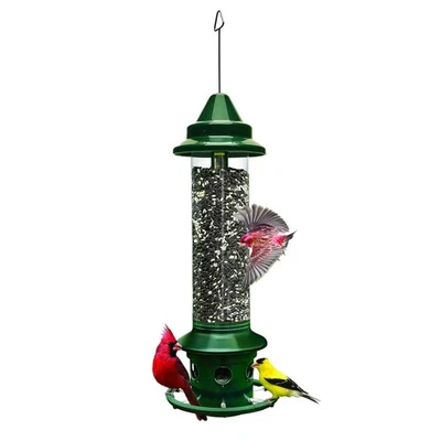 Brome Squirrel Buster Plus Bird Feeder with Perch Ring, 5lb Seed Capacity - Image 1 of 4