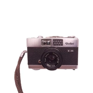 Rollei B35 Selenium Metered 35mm Viewfinder Camera Carl Zeiss 40mm Triotar Lens - Picture 1 of 6