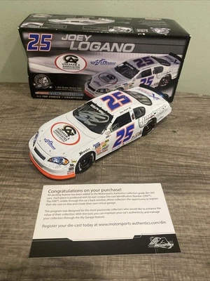 1:24 Scale Joey Logano #25 Joe Gibbs Racing Driven, Autograph, 2008 Action - Image 1 of 4