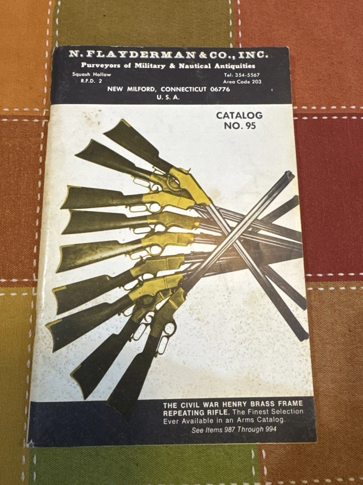 Vintage N. Flayderman & Co. Catalog No. 95 Antique Firearms Henry Rifle - Image 1 of 1
