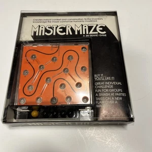 Vintage 3M Master Maze Brettspiel 70er Jahre Geschicklichkeit Puzzle Top Zustand - Bild 1 von 10
