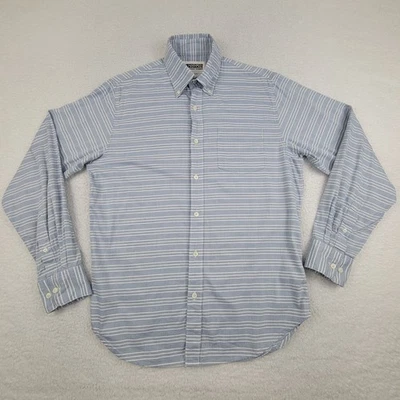 Mountain Khakis Shirt Mens Small Blue White Striped Button Down Stretch Cotton - Image 1 of 4