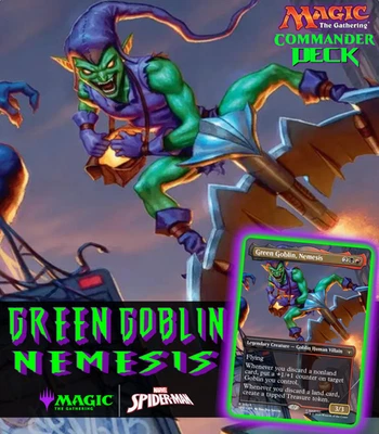 Green Goblin, Nemesis MTG EDH Commander Deck, Goblin Discard! - Image 1 of 4