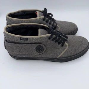 VANS Peacoat Chukka Grey Charcoal Sailor Vault LX Sneakers SZ 11.5 Mens 2016 - Picture 1 of 6