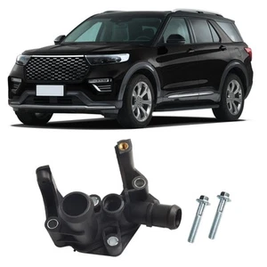 Engine Coolant Water Outlet Thermostat Housing for Ford Fiesta V (JH_ JD_) 1 4 - Picture 1 of 12