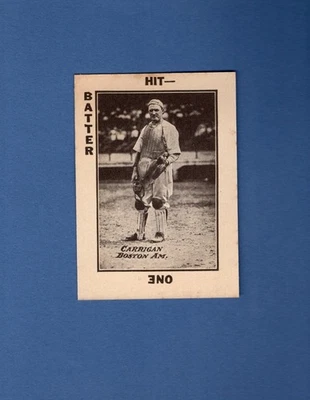 BILL CARRIGAN, Boston Red Sox ~ 1913 Tom Barker card | 1973 TCMA Reprint - Image 1 of 3