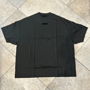 Fear of God Essentials Shirt Herren XL Ink Grey Kurzarm Oversized Logo Neu - Bild 1 von 11