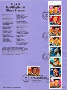 1993 Rock and Roll - including Elvis - Fantastic Souvenir Pages Set (USED) - Picture 1 of 1