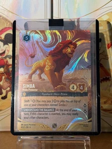 lorcana "SIMBA PRIDE PROTECTOR" DLC Bologna TOP64 FOIL 4/C2-EN-6 - Imagen 1 de 1