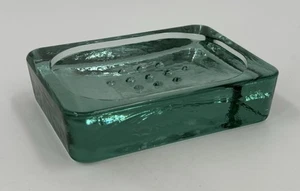 Threshold Marke Grün Recycling Glas Dicke Seifenschale Klar Neu Neu mit Etikett - Bild 1 von 7