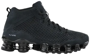 Nike Shox TLX Mid SP Triple Triple Black Suede Trainers Rare Size UK 7 - Picture 1 of 13