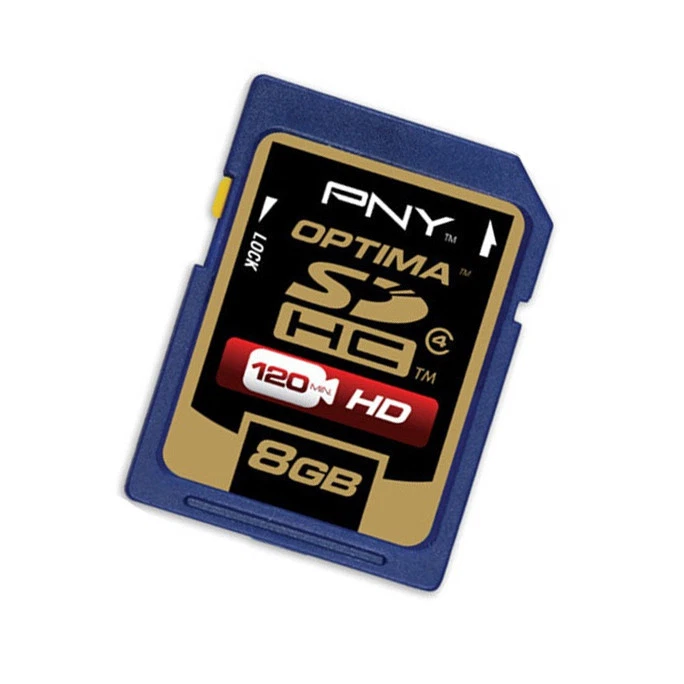 PNY P500 8G SDHC SD card for Nikon P100 D40 D40X D50 D60 D80 D90 HD camera - Image 1 of 1