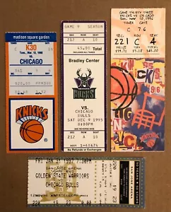 1990-1997 Chicago Bulls Ticket Stub Lot (14 total) $20 Per Ticket = Deal For MJ! - Picture 1 of 8