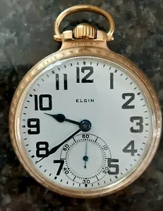 Elgin B.W. Raymond Grade 478 Railroad Grade 16S 21J Pocket Watch RR Signed Case - Picture 1 of 11