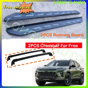 Fits ALL NEW Chevrolet TRAX 2023 2024 Running Board Side Step Pedals Nerf Bar - Foto 1 di 5