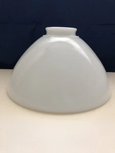 Vintage Milchglas Lichtschirm ausgestellte Glocke Diffusor Fackel - Bild 1 von 5