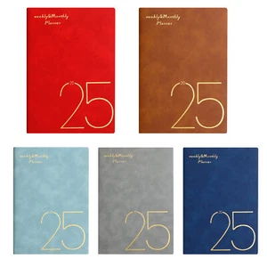 1pc 2025 Planner – 2025 Weekly and Monthly Planner Note Book for Office School - Picture 1 of 17