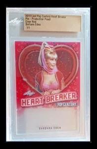 2018 LEAF POP CENTURY BARBERA EDEN PRE PRODUCTION 1/1 CLEAR RED HEARTBREAKER - Bild 1 von 1