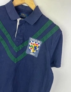 RALPH LAUREN POLO SHIRT Size Large Men`s Custom Slim Fit Navy - Great Condition - Imagen 1 de 6