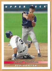 SCOTT FLETCHER BOSTON RED SOX #523 - CUBIERTA SUPERIOR CASI NUEVA - MONTADA 1993 - Imagen 1 de 2