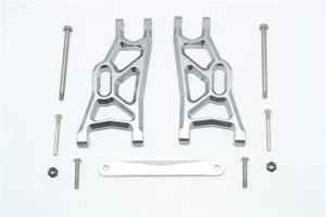 GPM Gunmetal Aluminum Front Suspension Arms Traxxas 2WD Stampede Rustler Slash - Picture 1 of 2