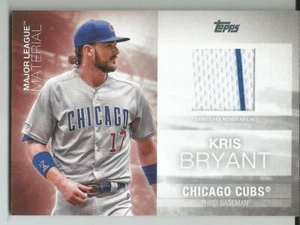 KRIS BRYANT 2020 TOPPS MATERIAL GAME USED JERSEY RELIC MINT CUBS - Bild 1 von 1