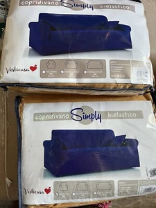 copridivano simply bielastico poltrona divano 1 posti 80 cm senape - Foto 1 di 4
