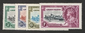1935 Cayman Islands Sc# 81-84 - KGV Silver Jubilee. MH stamp set Cv$21.60 - Picture 1 of 1
