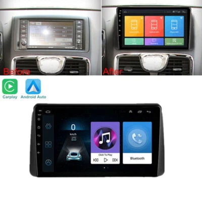 9" Android 10.1 Auto Radio GPS For 2011-2015 Chrysler Grand Voyager mit Carplay - Bild 1 von 4