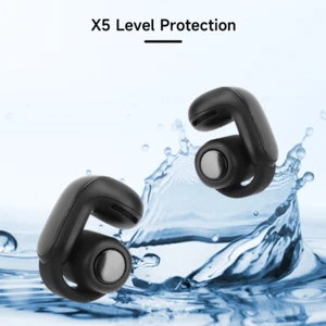 Wireless Bluetooth Earbuds Waterproof Sports Open Ear Clip Earbuds Black - Picture 1 of 9