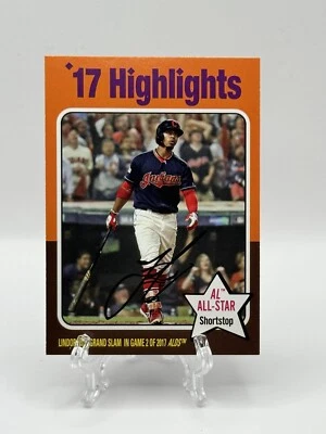 2019 Topps Archive Francisco Lindor Cleveland Indians #319 Indians - Image 1 of 2