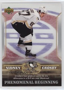 2005-06 Upper Deck Phenomenal Beginning Sidney Crosby #19 Rookie RC
