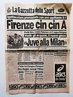 Gazette Dello Sport 9 Mai 1994 Fiorentina Promossa En Série À Ascoli 5-1
