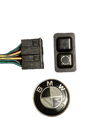 96-01 Bmw E36 Z3 Aire Acondicionado Flujo Recirculación Interruptor Botón Fabricante Original Foto 1 de 4