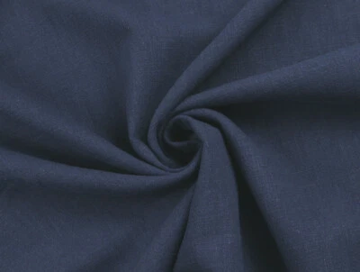 LEINEN 100% Stoff  Stonewashed hochwertige Qualität MARINE DENIM EUR 18,98/m - Bild 1 von 2