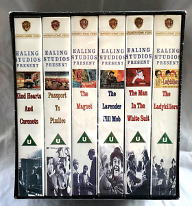 Vintage 6x Ealing Comedy Collection PAL Region 2 VHS/VIDEO Box Set NEW & Sealed