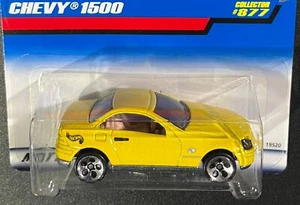 HOT WHEELS MERCEDES SLK ON CHEVY 1500 CARD ERROR INDIA FACTORY LEO MATTEL - Picture 1 of 6
