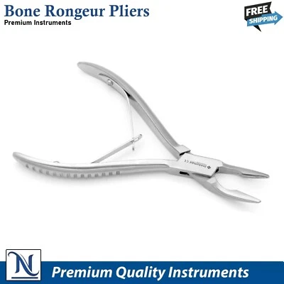 Micro Friedmann Bone Rongeur Plier Alveolar Bone Tissue Cut Surgical Forceps 6'' - Image 1 of 4