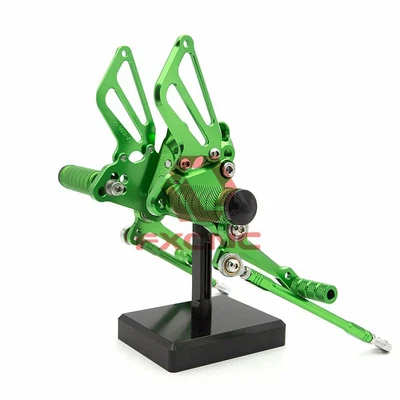 Подножки FXCNC FootpegsFootrests для Ducati STREETFIGHTER 848 1100 Diavel 11-15 зеленые - Изображение 1 из 4