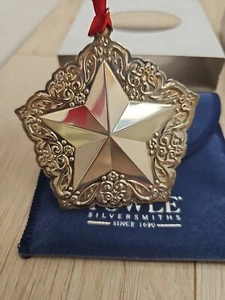 Towle 2005 Sterling Silver Star Christmas Ornament New In Box. A16 - Picture 1 of 5
