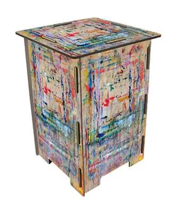 Werkhaus Photohocker Farbe Mehrfarbig Sitzhocker Holzhocker Fotohocker Hocker - Bild 1 von 1
