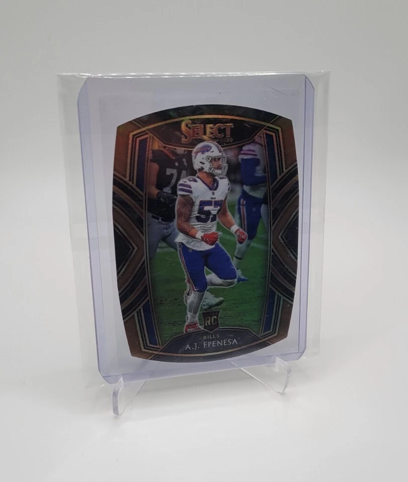A.J EPENESA 2020 Panini Select 50/355 Club Level Copper Holo DieCut Rookie BILLS - Image 1 of 1