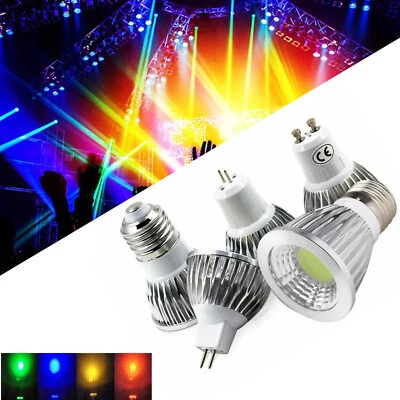 Dimmable LED Spotlight COB Bulbs 12V MR16 GU10 E27 B22 E12 6W 9W 12W Lamps RC778 - Image 1 of 4