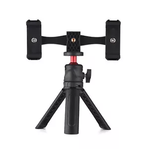 Kit Video Smartphone Multifunzione con Supporto Telefono Montaggio Scarpa Fredda Treppiede Y0F6 - Foto 1 di 12