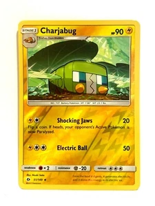Pokémon TCG - Charjabug 51/149 - Sun & Moon Base Set - Reverse Holo - MINT - Picture 1 of 3