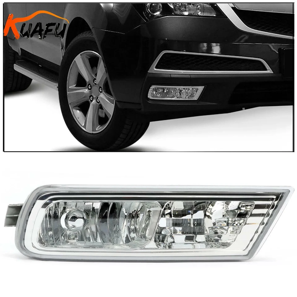 For 2010-2013 Acura MDX Right Passenger Side Clear Lens Fog Light Lamp AC2595101 - Image 1 of 4