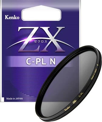 New Kenko PL Filter ZX C-PL N 49-86mm Low Reflection Neutral Gray Made in Japan - Image 1 of 4