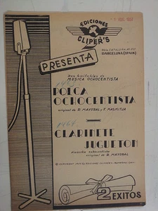 partes de orquesta salón polca orchocentista / clarienete - Imagen 1 de 1