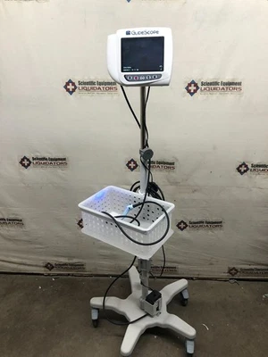 Video laringoscopio portátil Verathon GlideScope GVL P/N: 0570-0338 con carro Foto 1 de 4